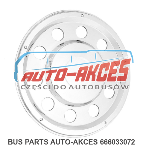 Hubcap 22.5 Stainless for Buses Rear